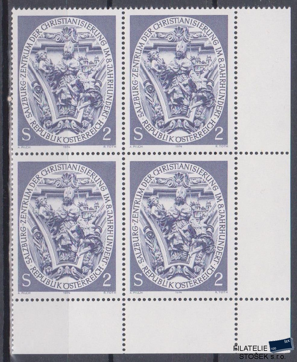 Rakousko známky Mi 1459 4 Blok