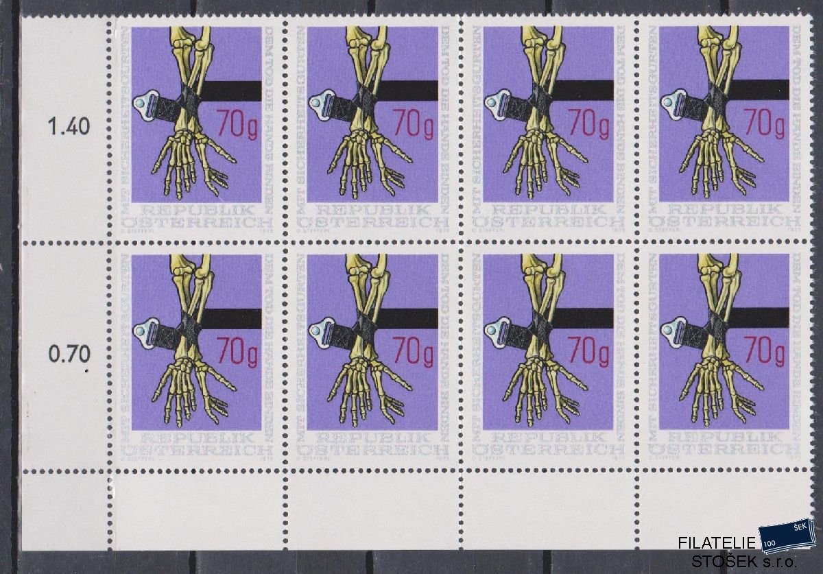Rakousko známky Mi 1483 8 Blok