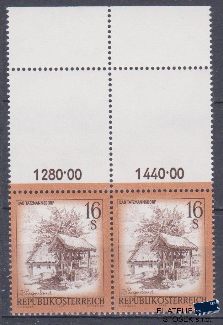 Rakousko známky Mi 1551 2 Páska