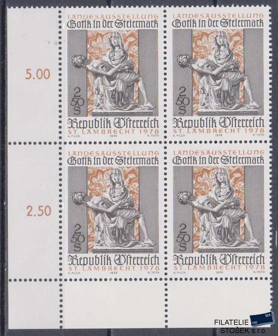 Rakousko známky Mi 1575 4 Blok
