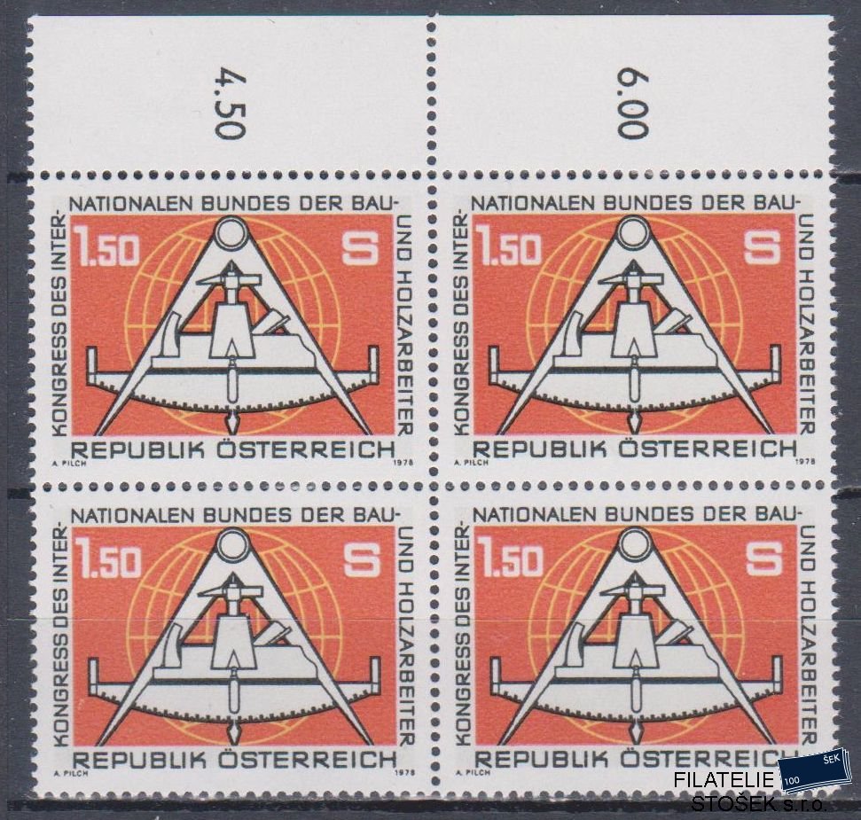 Rakousko známky Mi 1579 4 Blok