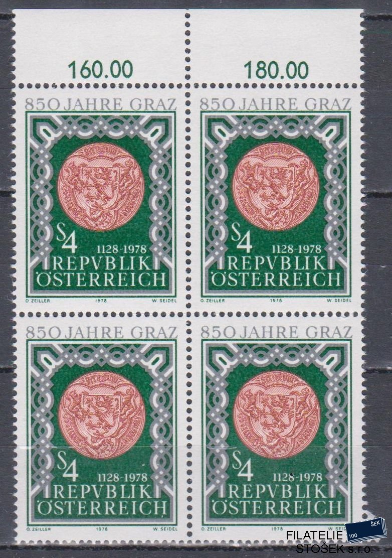 Rakousko známky Mi 1583 4 Blok