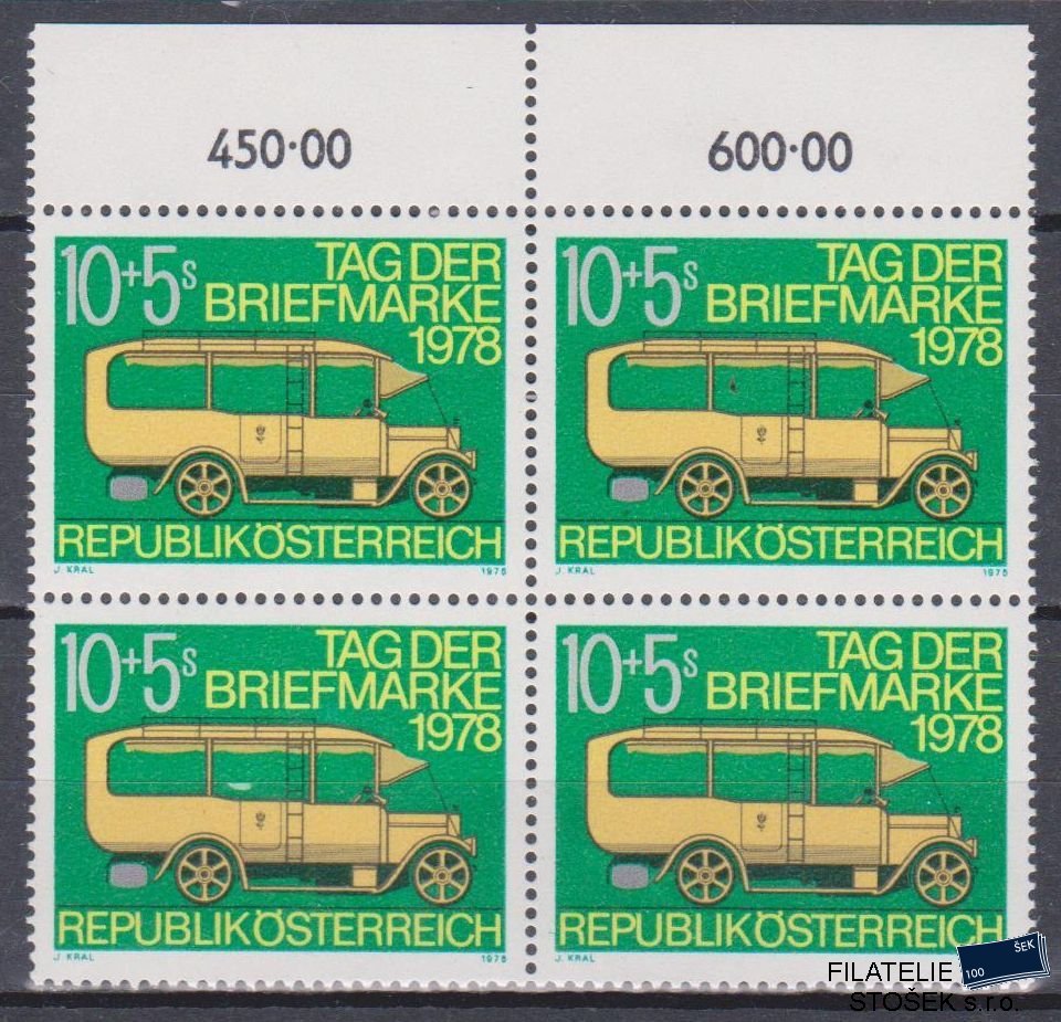 Rakousko známky Mi 1592 4 Blok