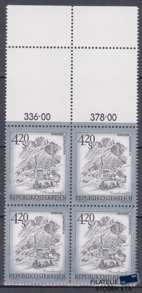 Rakousko známky Mi 1612 4 Blok