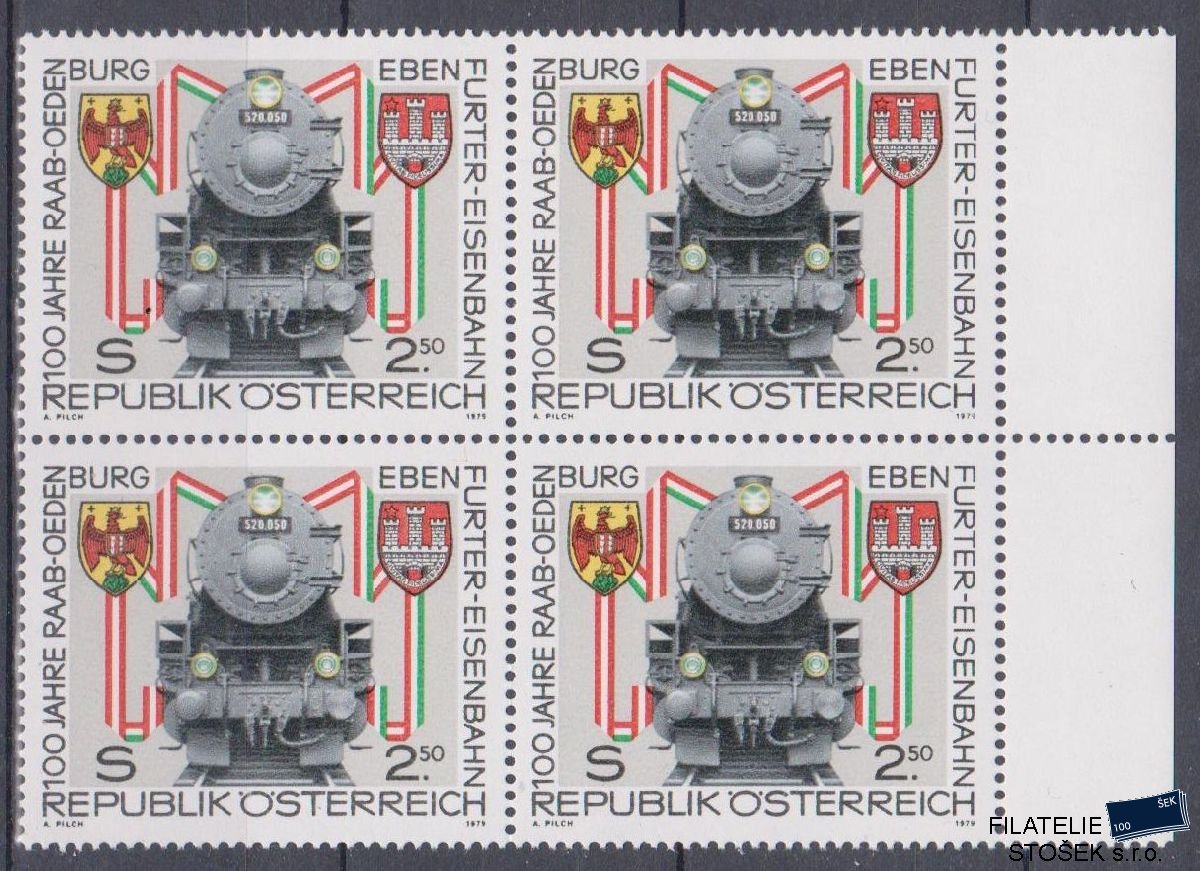 Rakousko známky Mi 1627 4 Blok