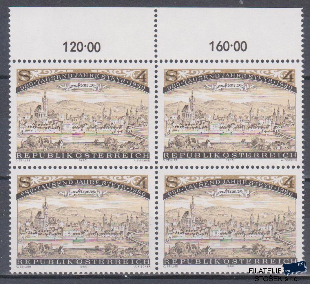 Rakousko známky Mi 1645 4 Blok