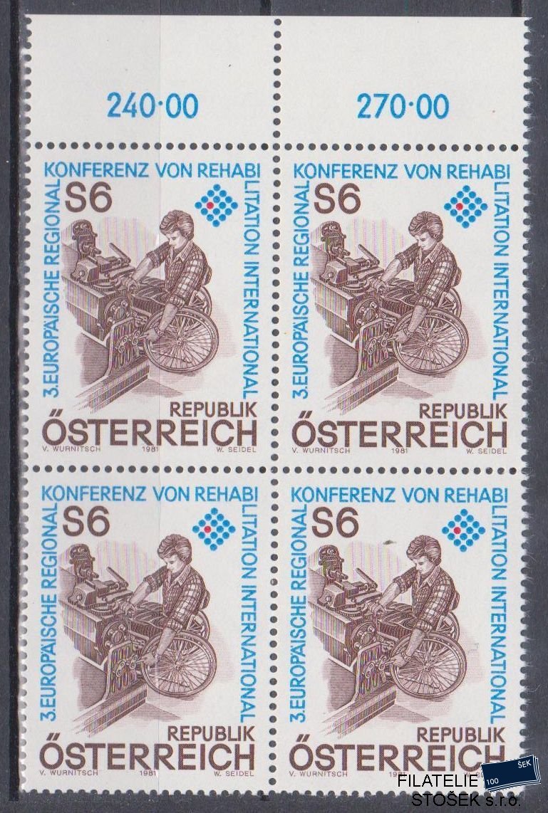 Rakousko známky Mi 1667 4 Blok