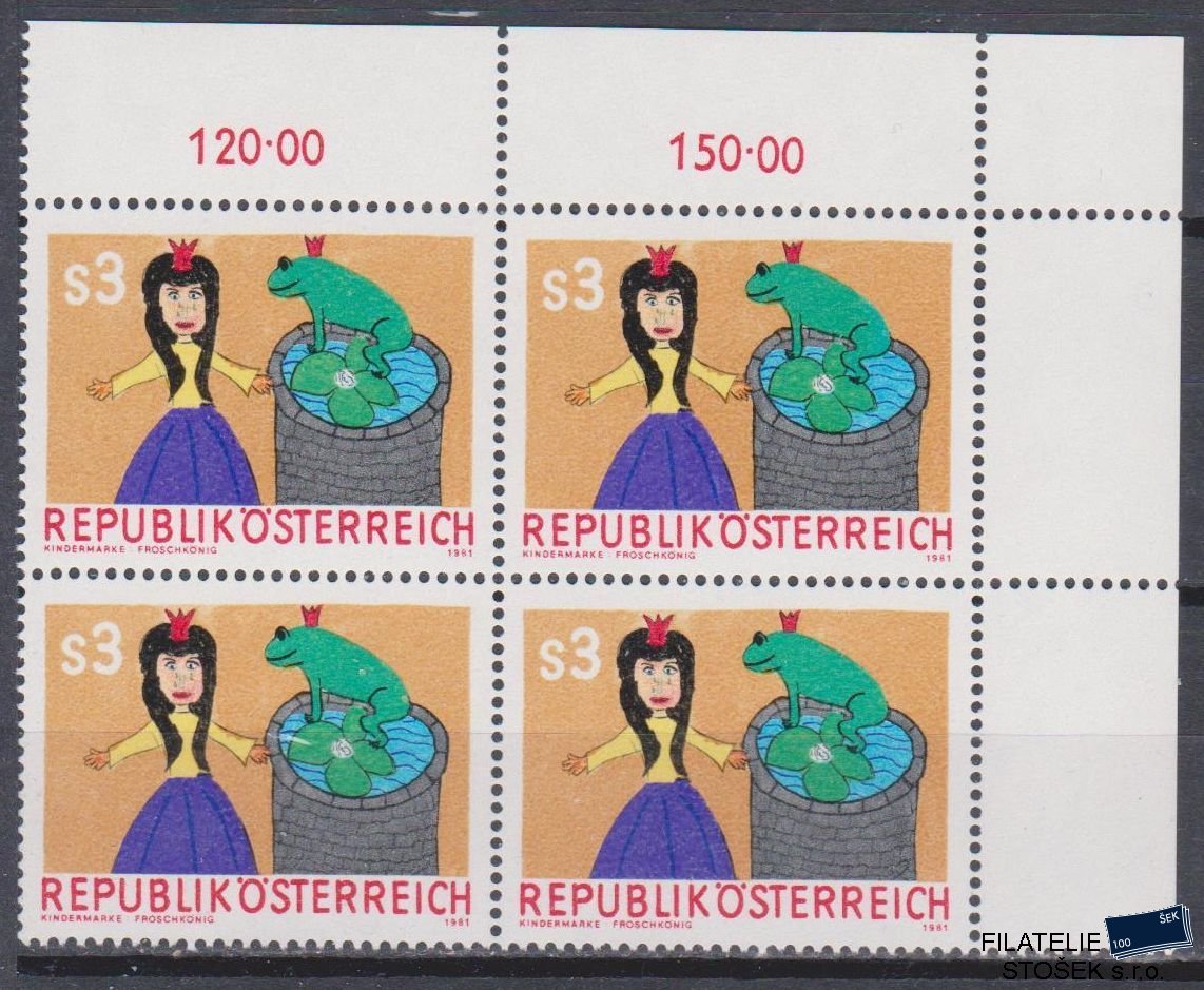 Rakousko známky Mi 1674 4 Blok