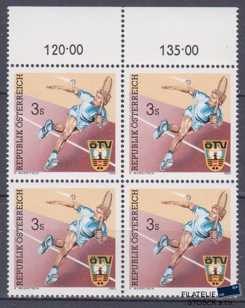 Rakousko známky Mi 1707 4 Blok