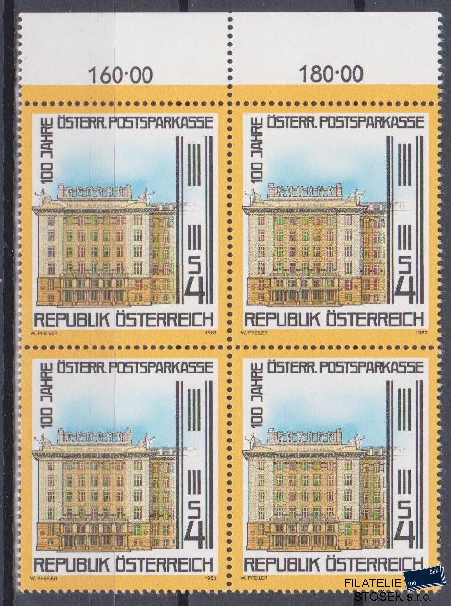Rakousko známky Mi 1728 4 Blok