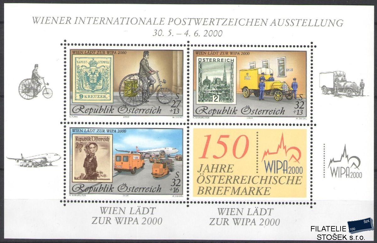 Rakousko známky Mi Blok 14