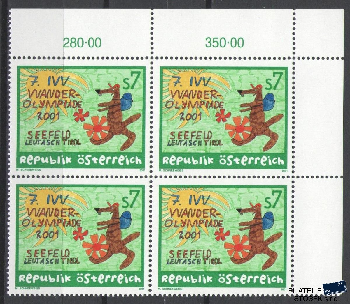 Rakousko známky Mi 2349 4 Blok