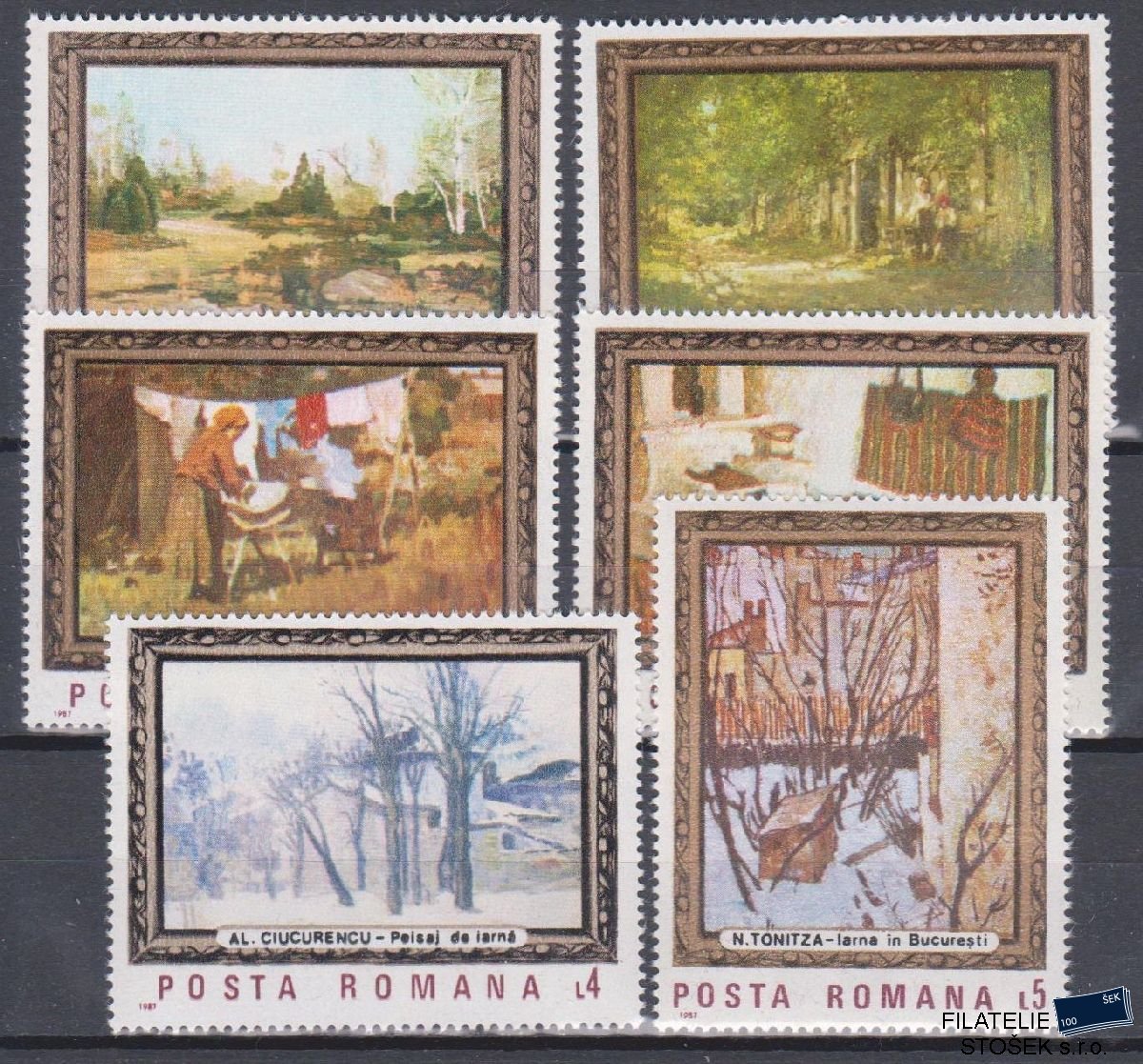 Rumunsko známky Mi 4332-37