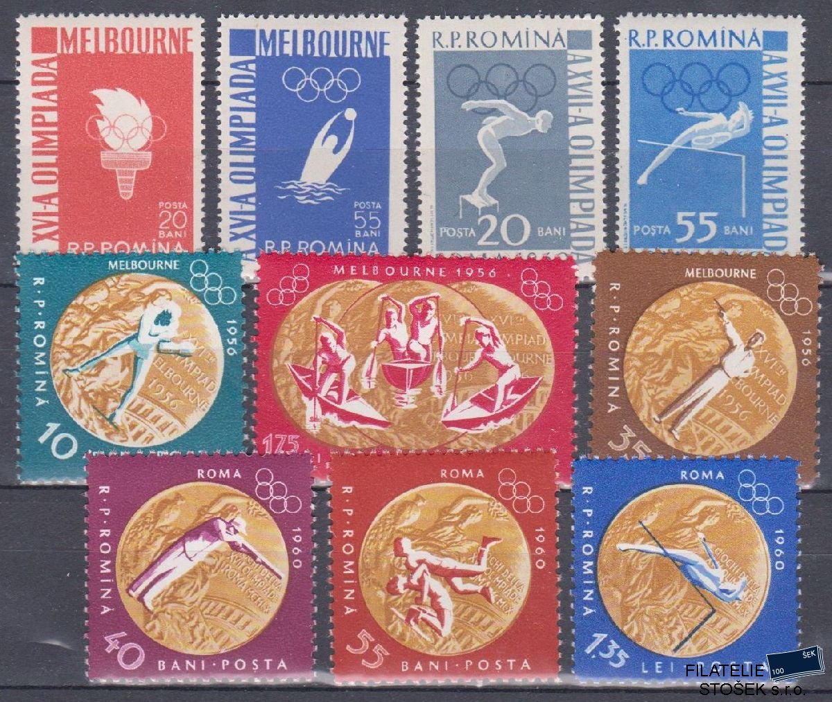 Rumunsko známky Mi 2010-19