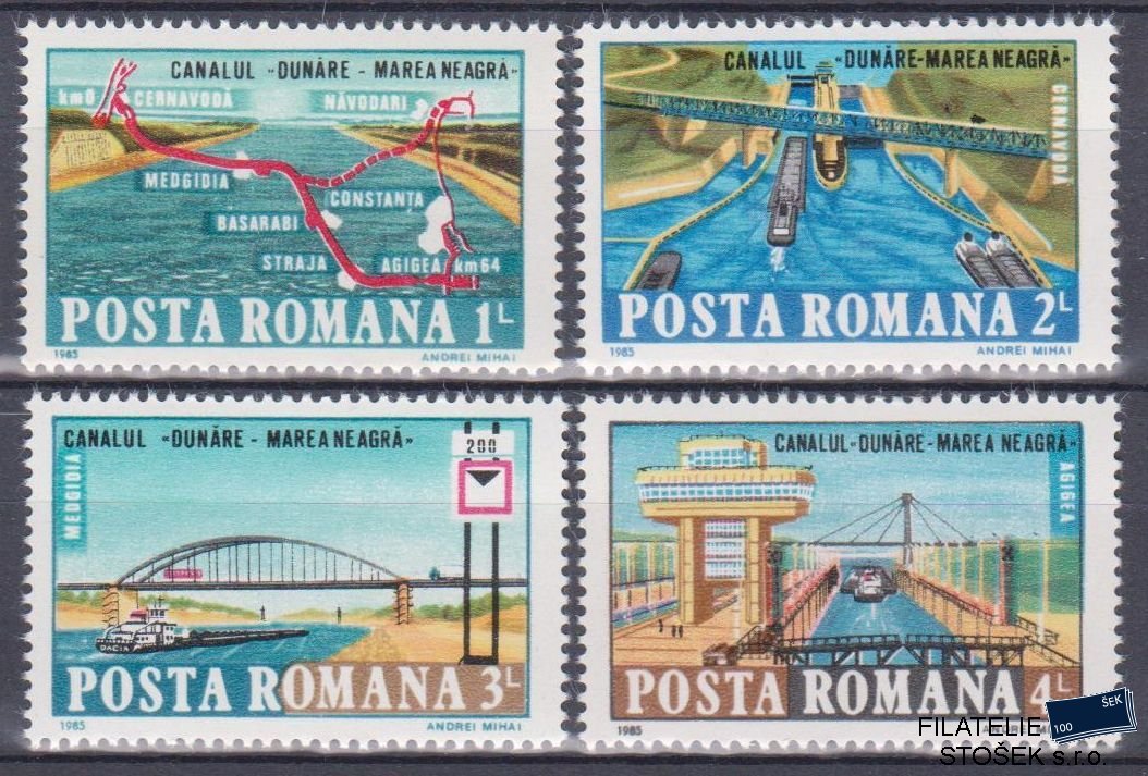Rumunsko známky Mi 4144-47