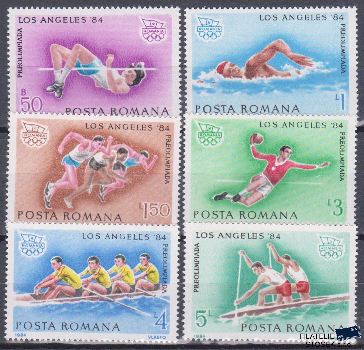 Rumunsko známky Mi 4042-47