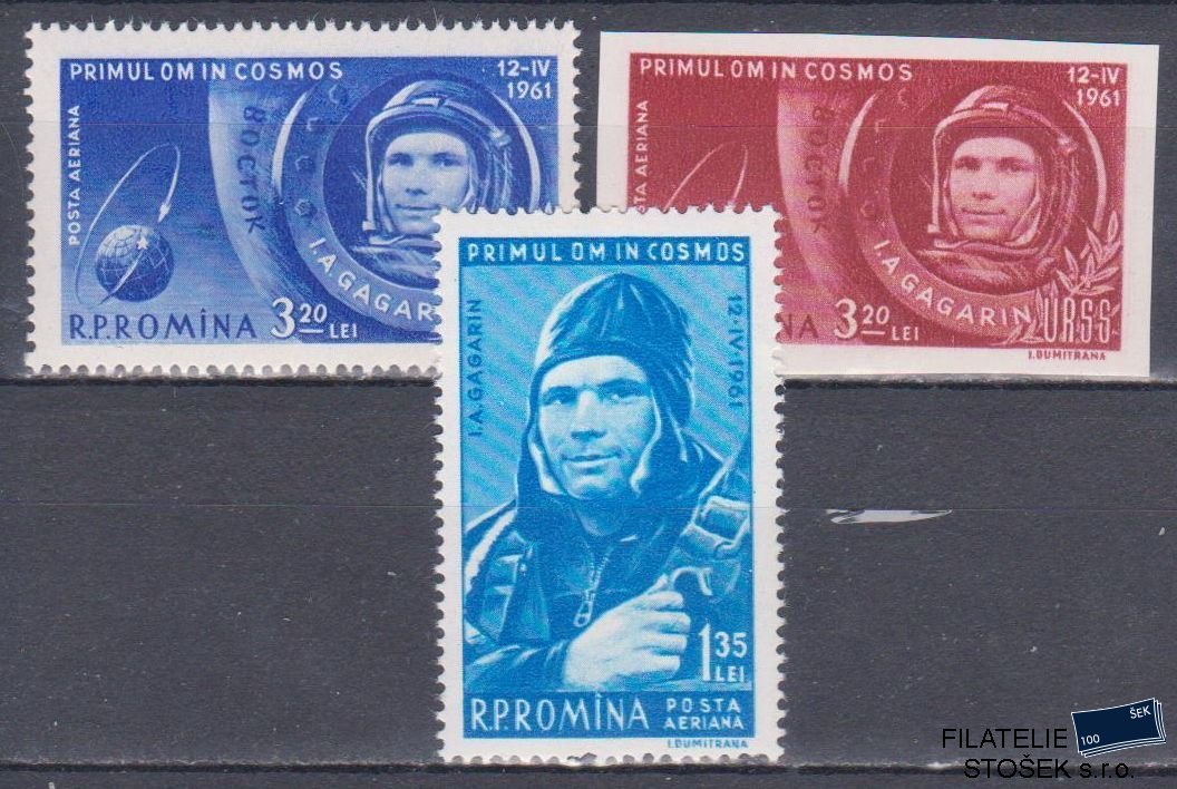 Rumunsko známky Mi 1962-64
