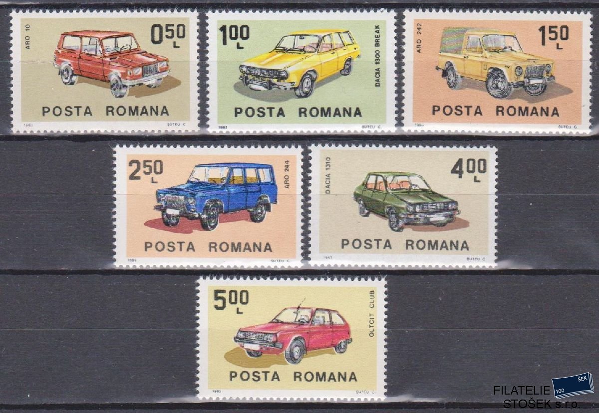Rumunsko známky Mi 3950-55