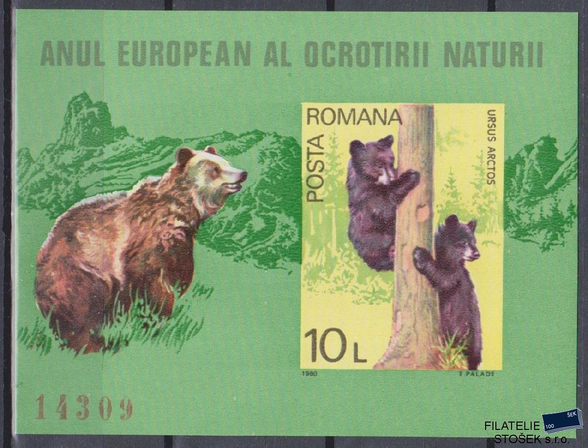 Rumunsko známky Mi Blok 168