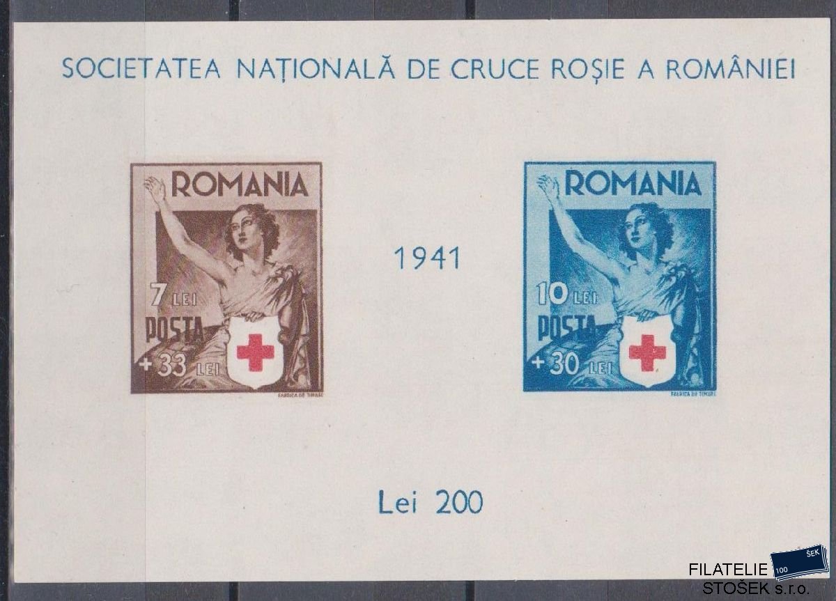 Rumunsko známky Mi Blok 16