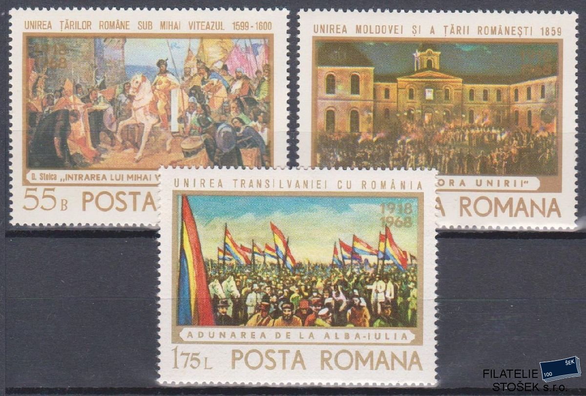 Rumunsko známky Mi 2721-23