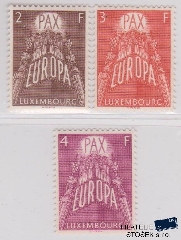 Lucembursko známky Mi 572-74