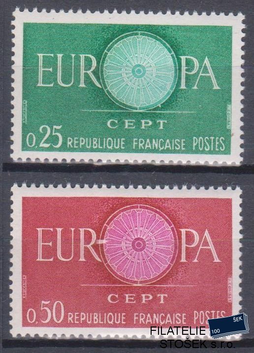 Francie známky Mi 1318-19