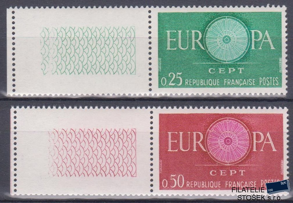 Francie známky Mi 1318-19 K