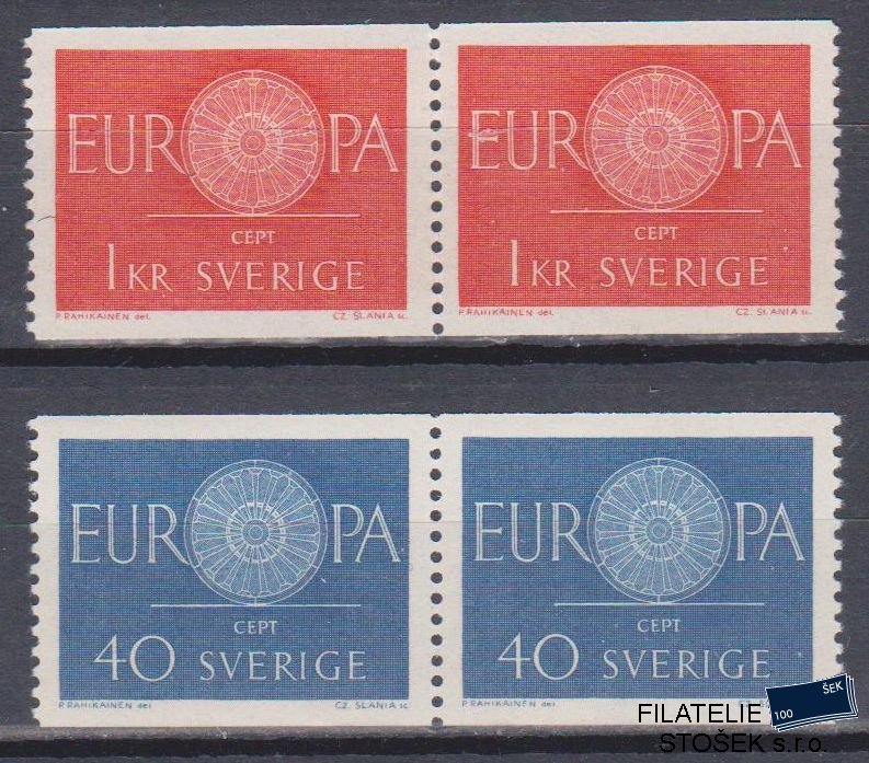 Švédsko známky Mi 463-64 2 Páska