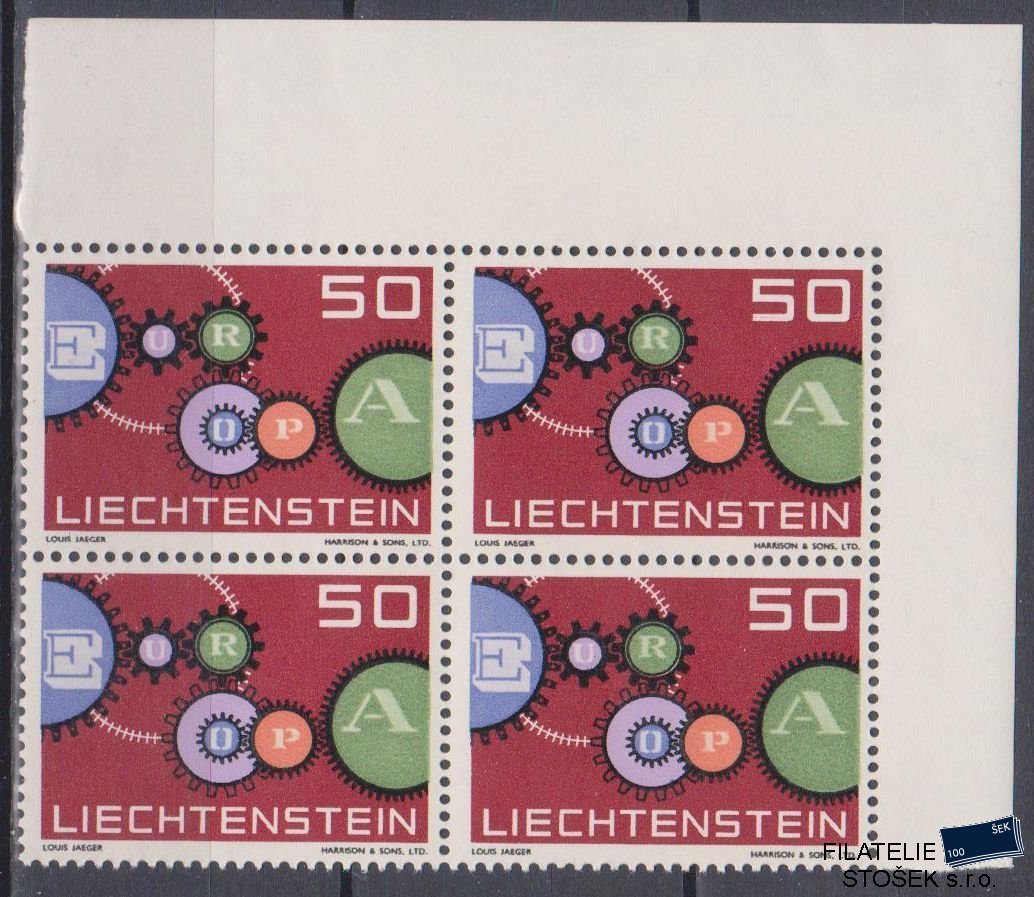 Liechtenstein známky Mi 414 4 Blok