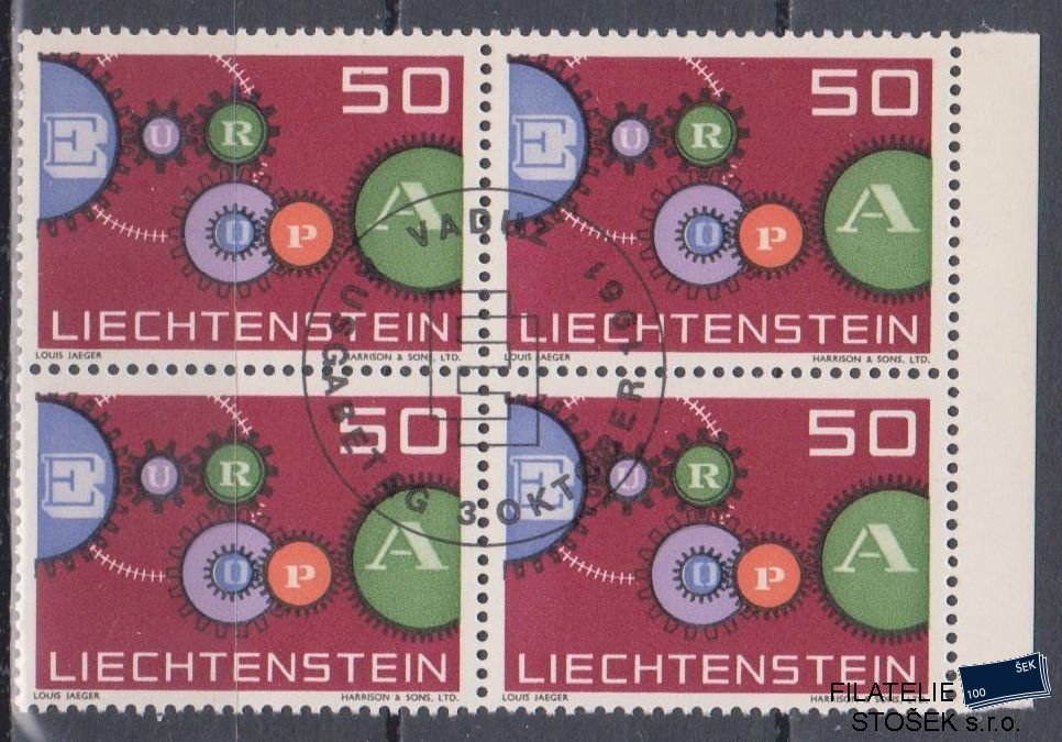 Liechtenstein známky Mi 414 4 Blok