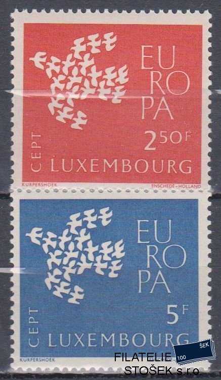 Lucembursko známky Mi 647-48