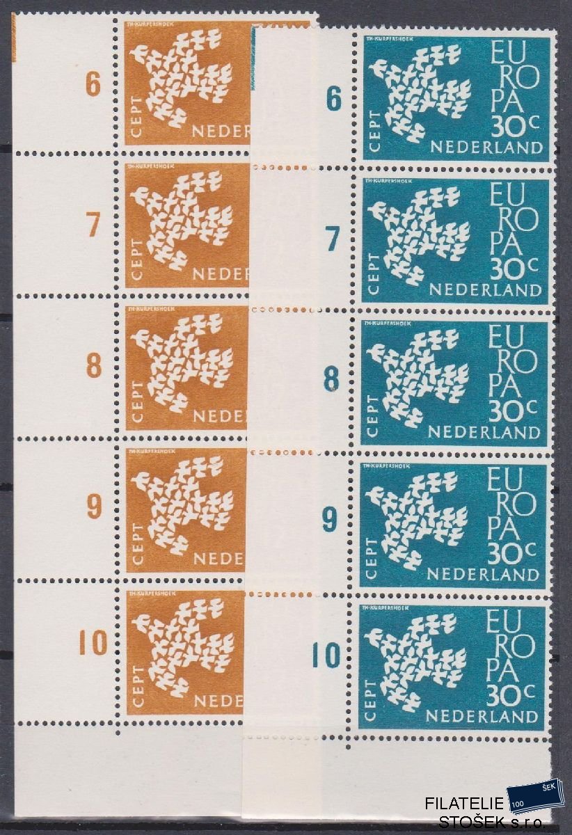 Holandsko známky Mi 765-66 5 Páska Rohová
