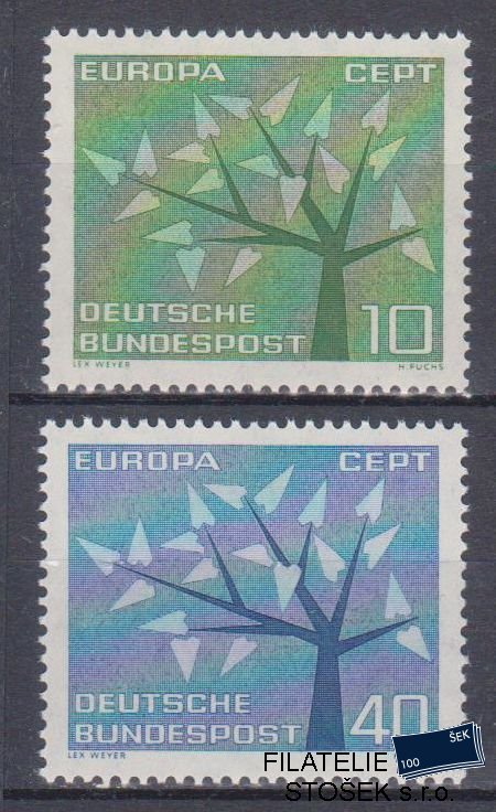 Bundes známky Mi 383-84