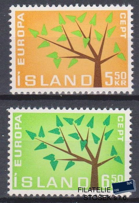 Island známky Mi 364-65