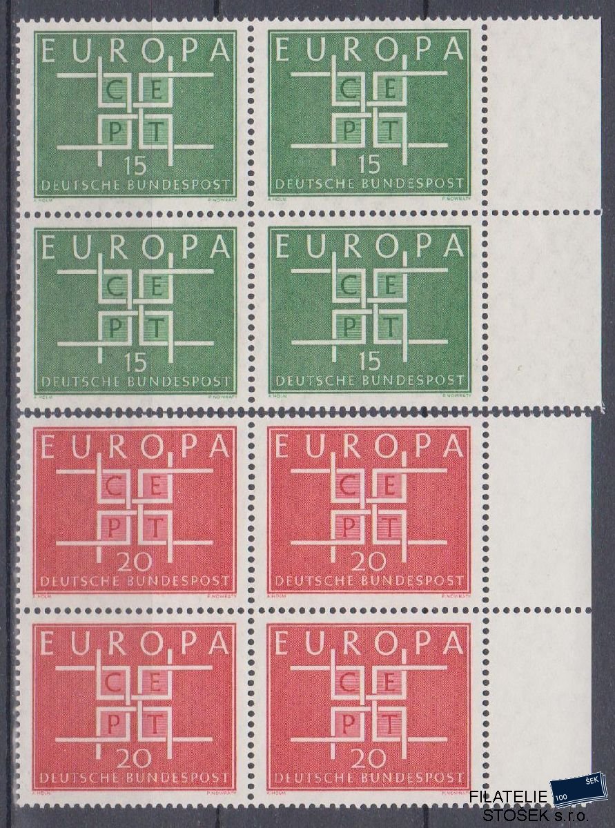 Bundes známky Mi 406-7 4 Blok