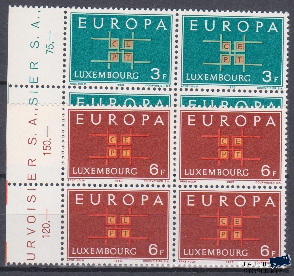 Lucembursko známky Mi 680-81 4 Blok