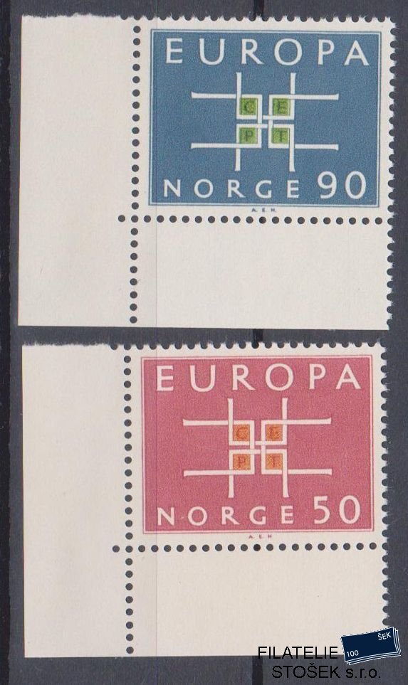 Norsko známky Mi 498-99 Rohy