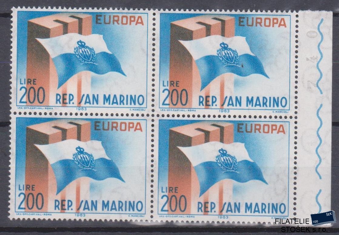 San Marino známky Mi 781 4 Blok