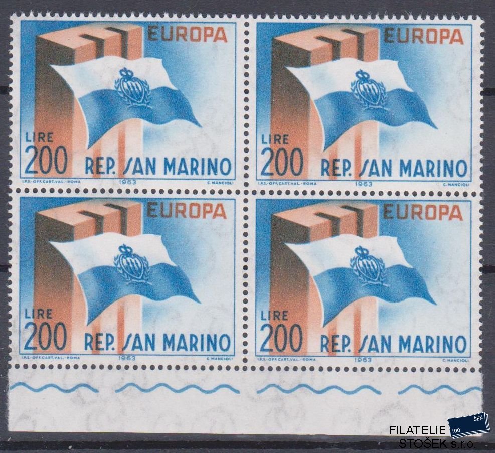 San Marino známky Mi 781 4 Blok