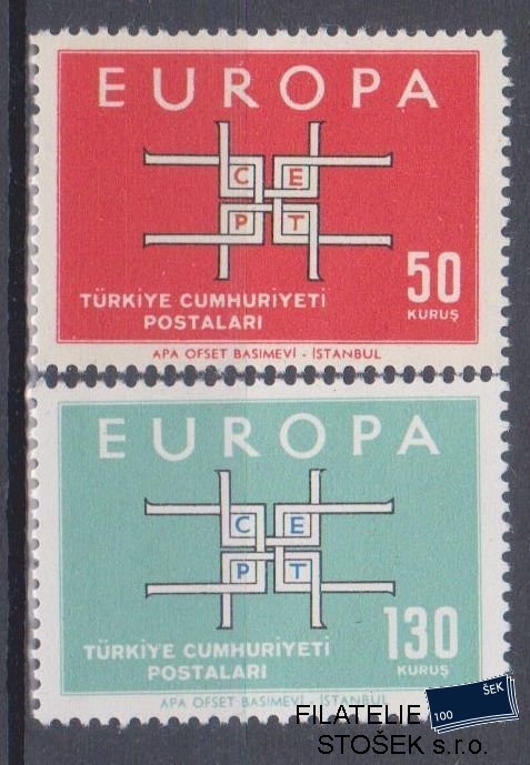 Turecko známky Mi 1888-89