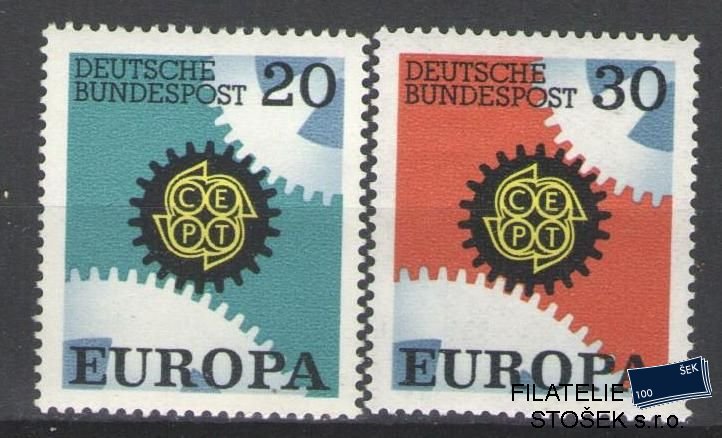 Bundes známky Mi 533-34