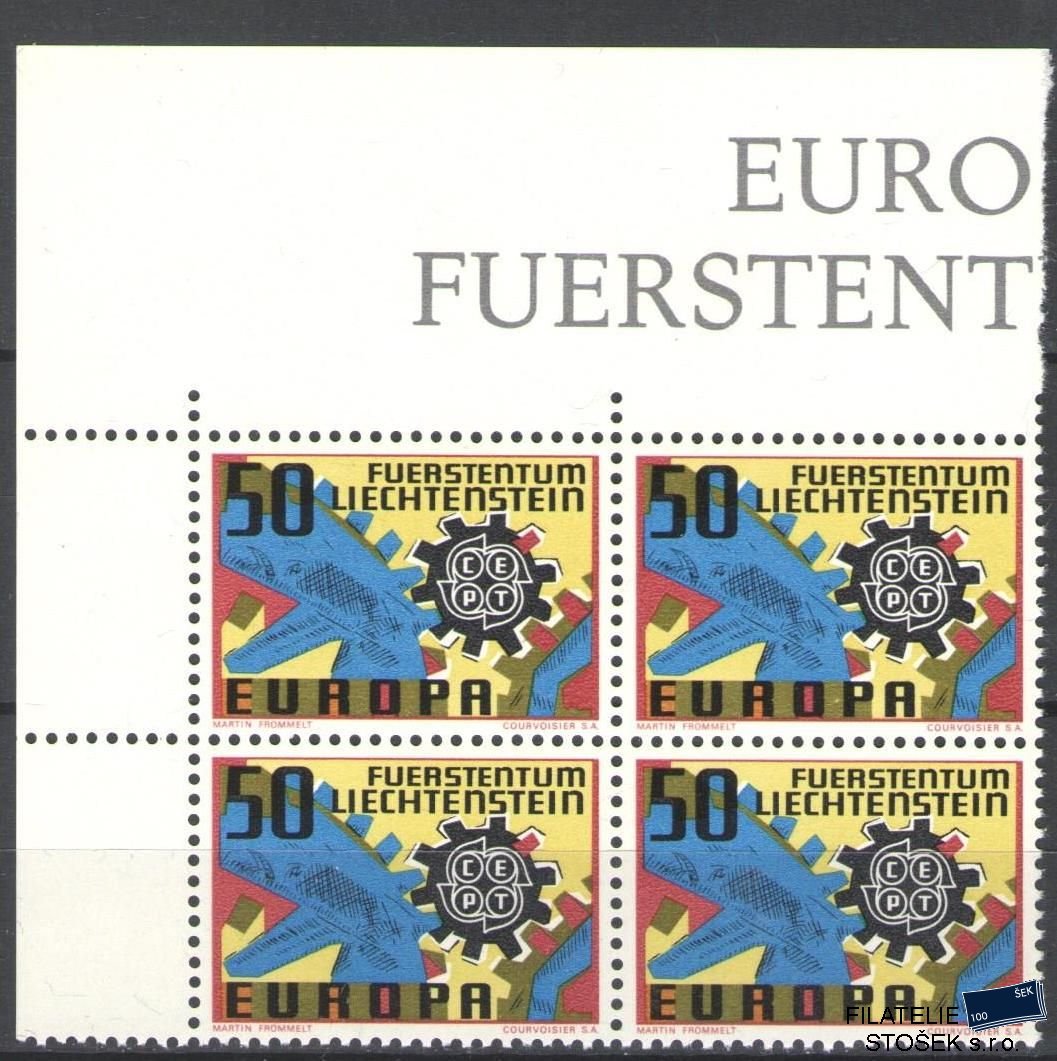 Liechtenstein známky Mi 474 4 Blok
