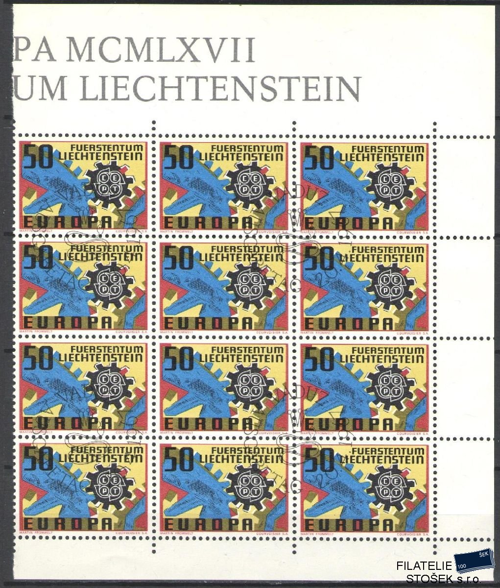 Liechtenstein známky Mi 474 12 Blok