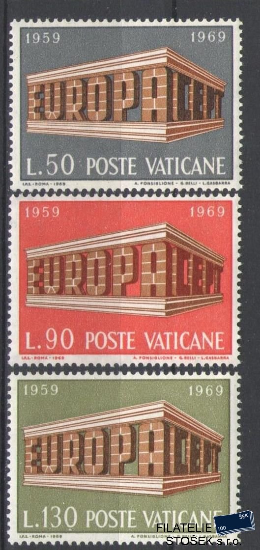 Vatikán známky Mi 547-49
