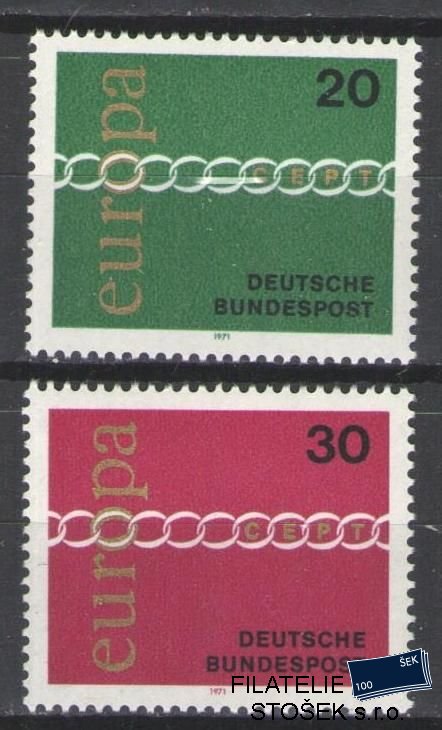 Bundes známky Mi 675-76