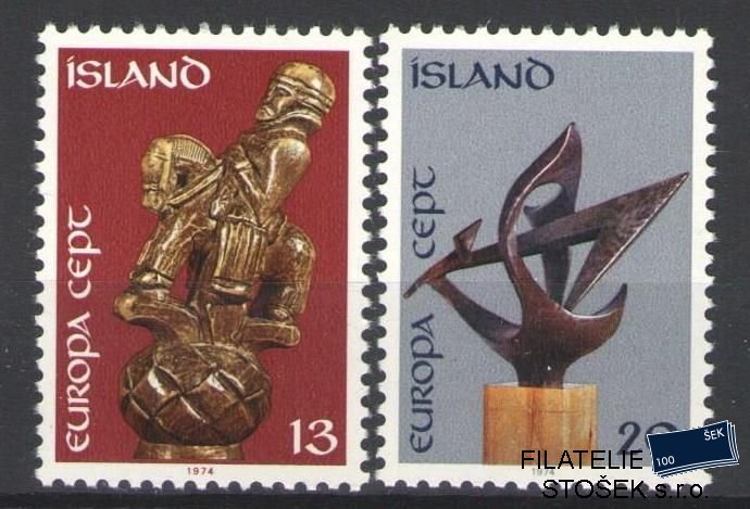 Island známky Mi 489-90
