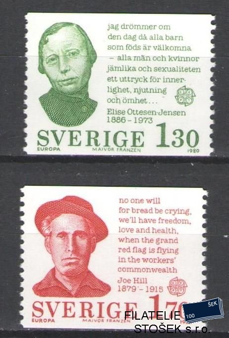 Švédsko známky Mi 1106-7