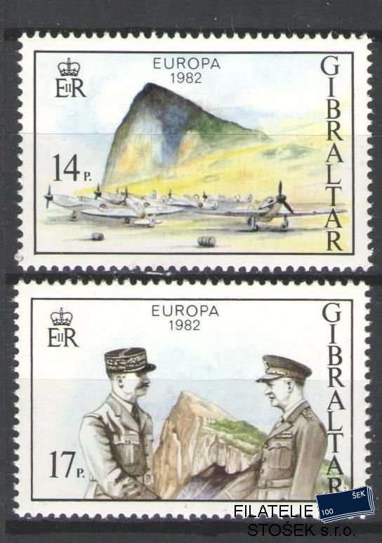 Gibraltar známky Mi 451-52