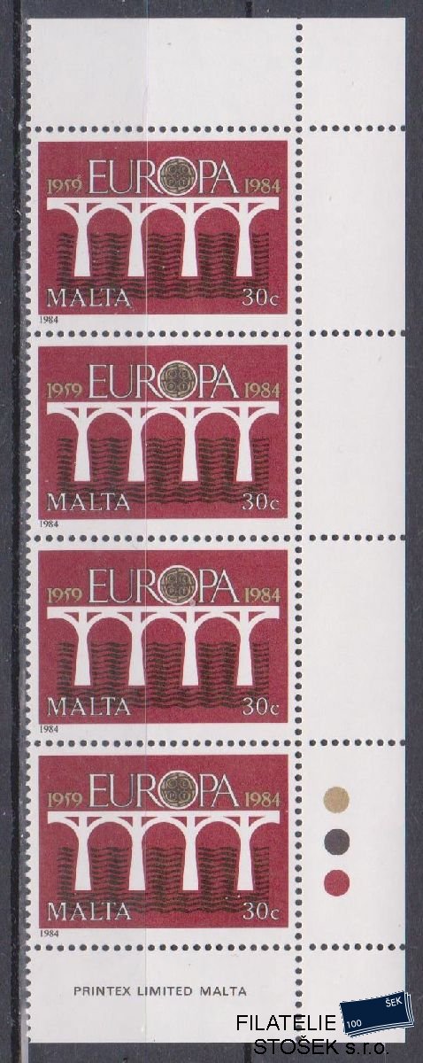 Malta známky MI 705 5 Páska